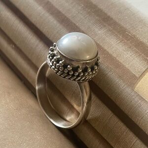 925 Sterling silver, fresh water Pearl Ring ( US 6,8 & 9)